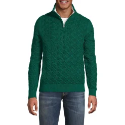 Strukturierter Drifter Pullover mit Reißverschluss für Herren