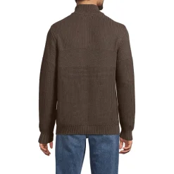 Strukturierter Troyer-Pullover Drifter für Herren