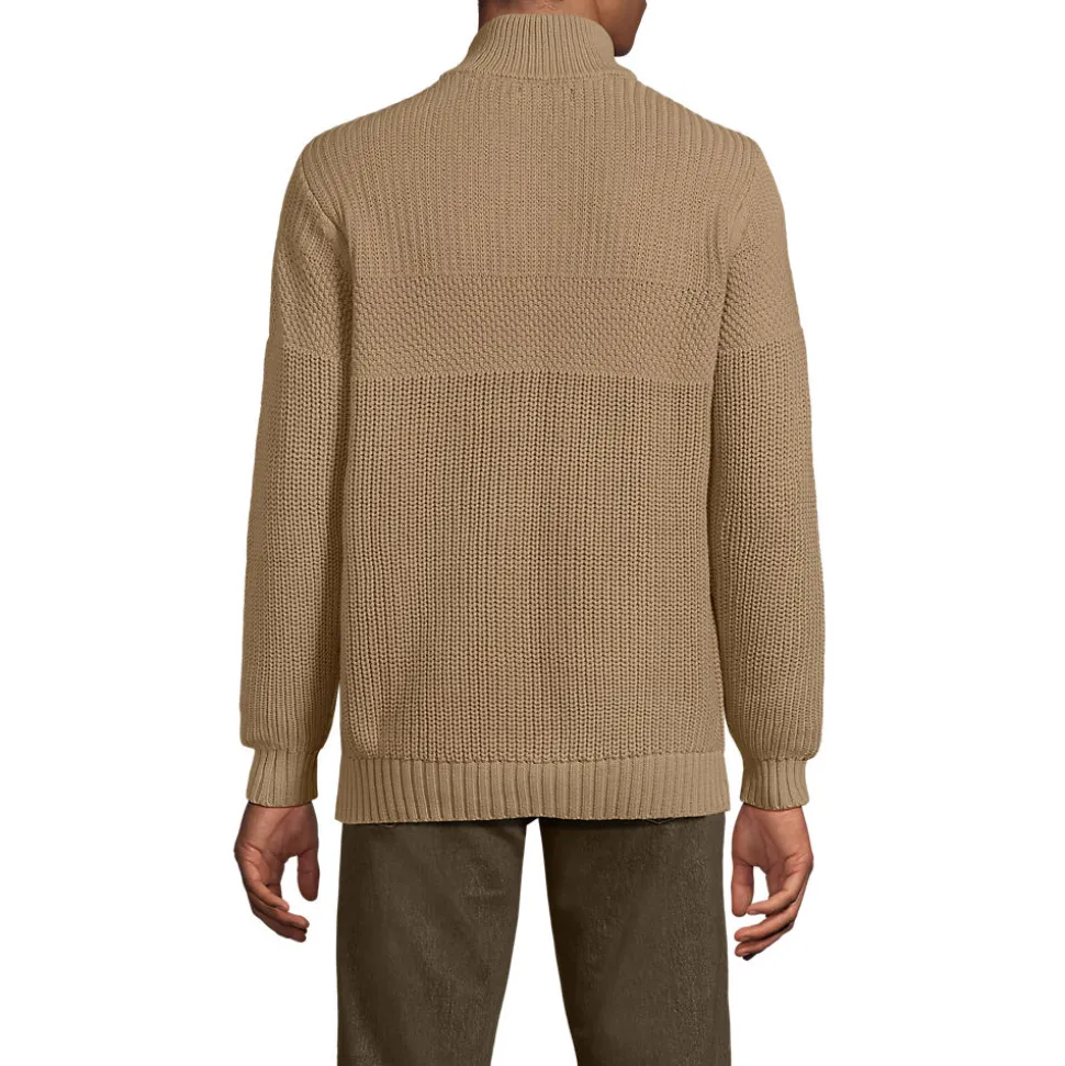 Strukturierter Troyer-Pullover Drifter für Herren