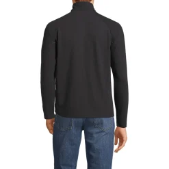 Strukturiertes Langarm-Shirt mit Troyer-Kragen SOCIAL/ACTIVE für Herren