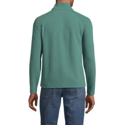 Strukturiertes Langarm-Shirt mit Troyer-Kragen SOCIAL/ACTIVE für Herren
