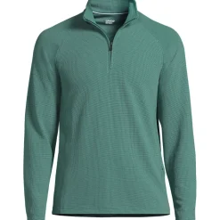 Strukturiertes Langarm-Shirt mit Troyer-Kragen SOCIAL/ACTIVE für Herren