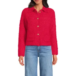 Strukturierte Strickjacke im Couture-Stil für Damen