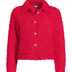 Strukturierte Strickjacke im Couture-Stil für Damen