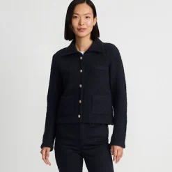 Strukturierte Strickjacke im Couture-Stil für Damen