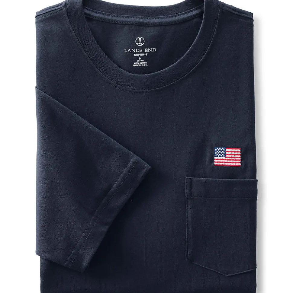 Super-T Kurzarm-Shirt mit Brusttasche für Herren, Classic Fit