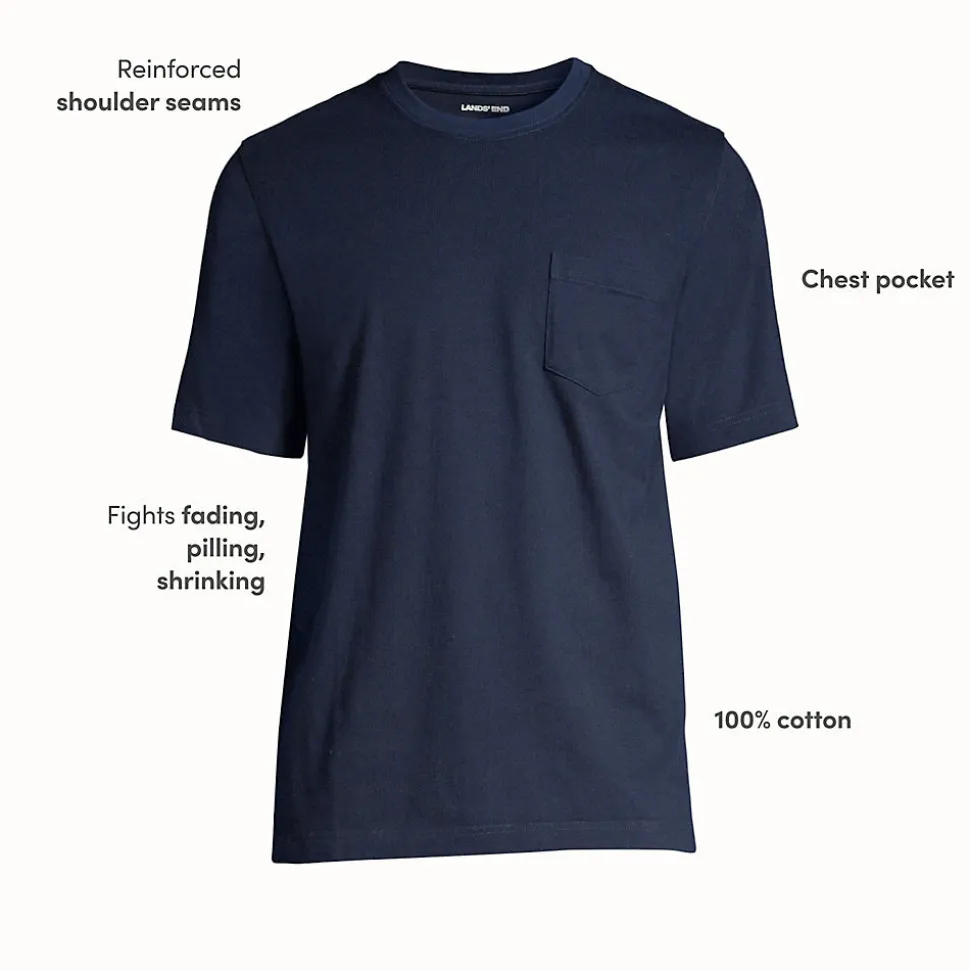 Super-T Kurzarm-Shirt mit Brusttasche für Herren, Classic Fit