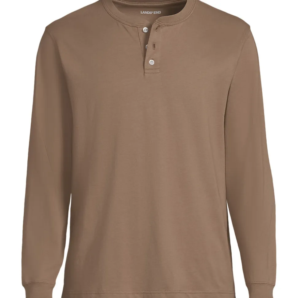 Super-T Langarm-Henleyshirt für Herren, Classic Fit