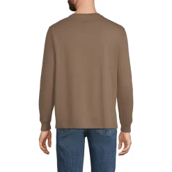 Super-T Langarm-Henleyshirt für Herren, Classic Fit