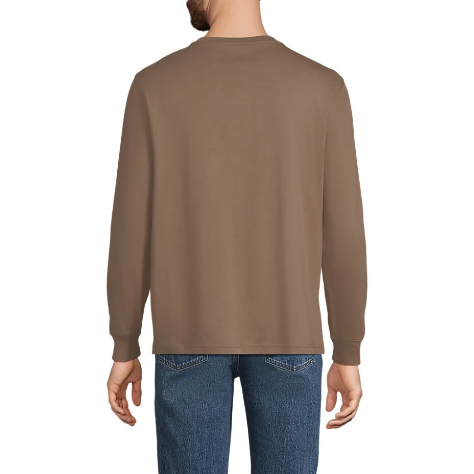Super-T Langarm-Henleyshirt für Herren, Classic Fit