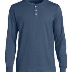 Super-T Langarm-Henleyshirt für Herren, Classic Fit