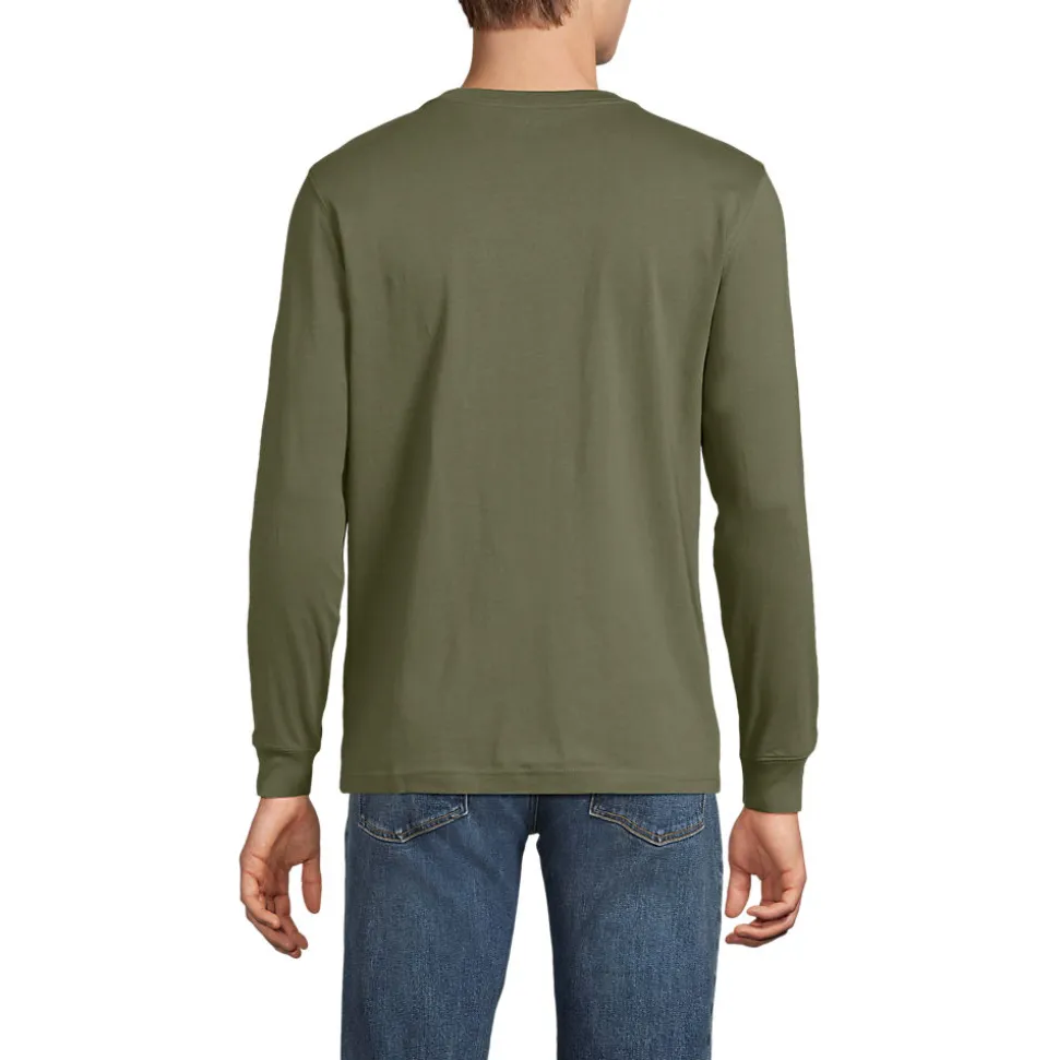 Super-T Langarm-Henleyshirt für Herren, Classic Fit