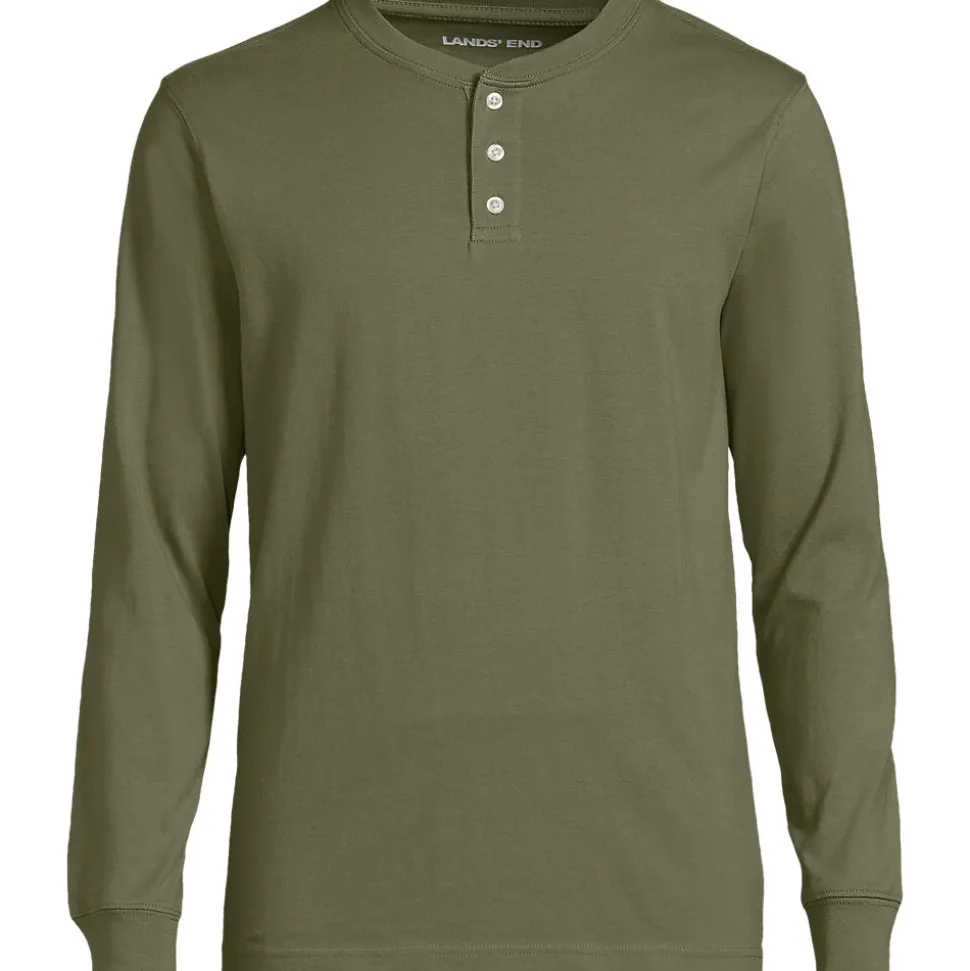 Super-T Langarm-Henleyshirt für Herren, Classic Fit