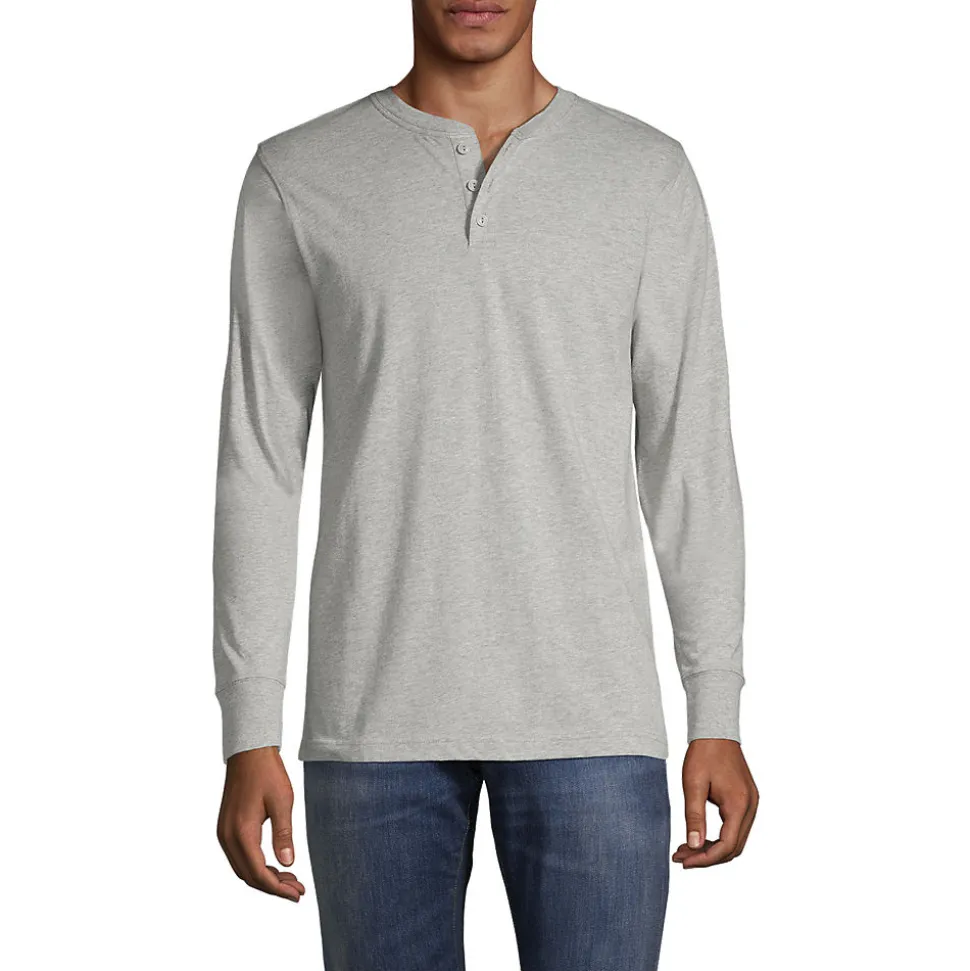 Super-T Langarm-Henleyshirt für Herren, Classic Fit