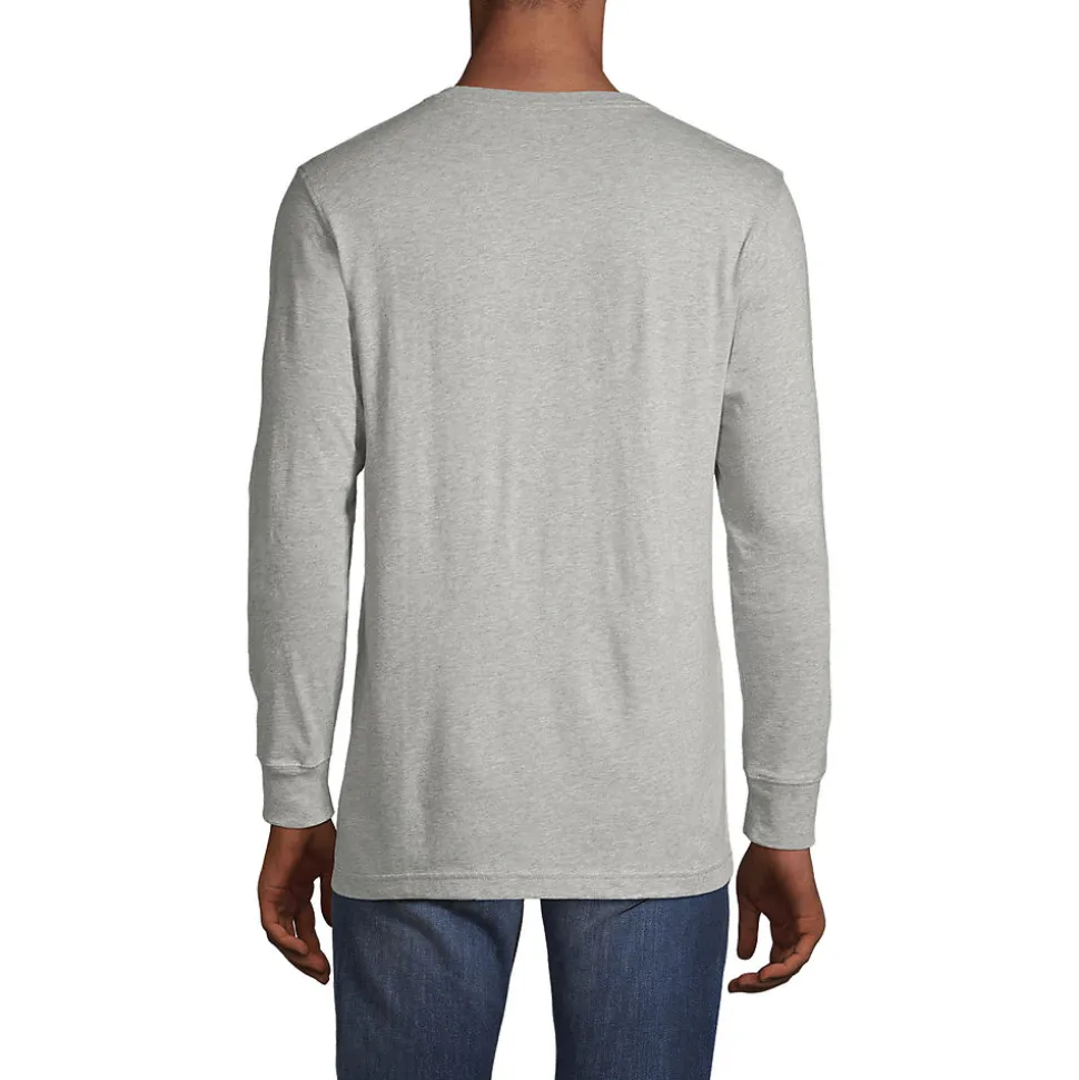 Super-T Langarm-Henleyshirt für Herren, Classic Fit