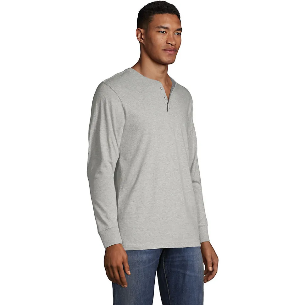 Super-T Langarm-Henleyshirt für Herren, Classic Fit