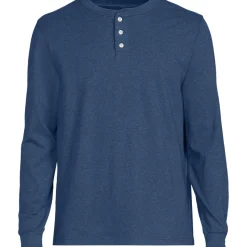 Super-T Langarm-Henleyshirt für Herren, Classic Fit