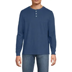 Super-T Langarm-Henleyshirt für Herren, Classic Fit