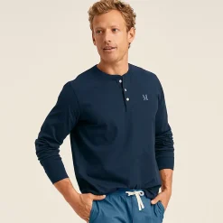 Super-T Langarm-Henleyshirt für Herren, Classic Fit