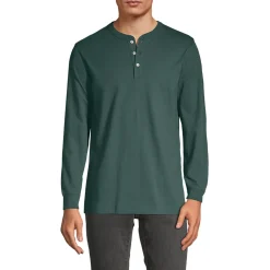 Super-T Langarm-Henleyshirt für Herren, Classic Fit