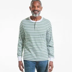 Super-T Langarm-Henleyshirt für Herren, Classic Fit