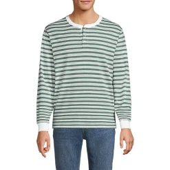 Super-T Langarm-Henleyshirt für Herren, Classic Fit