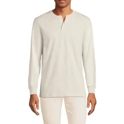 Super-T Langarm-Henleyshirt für Herren, Classic Fit