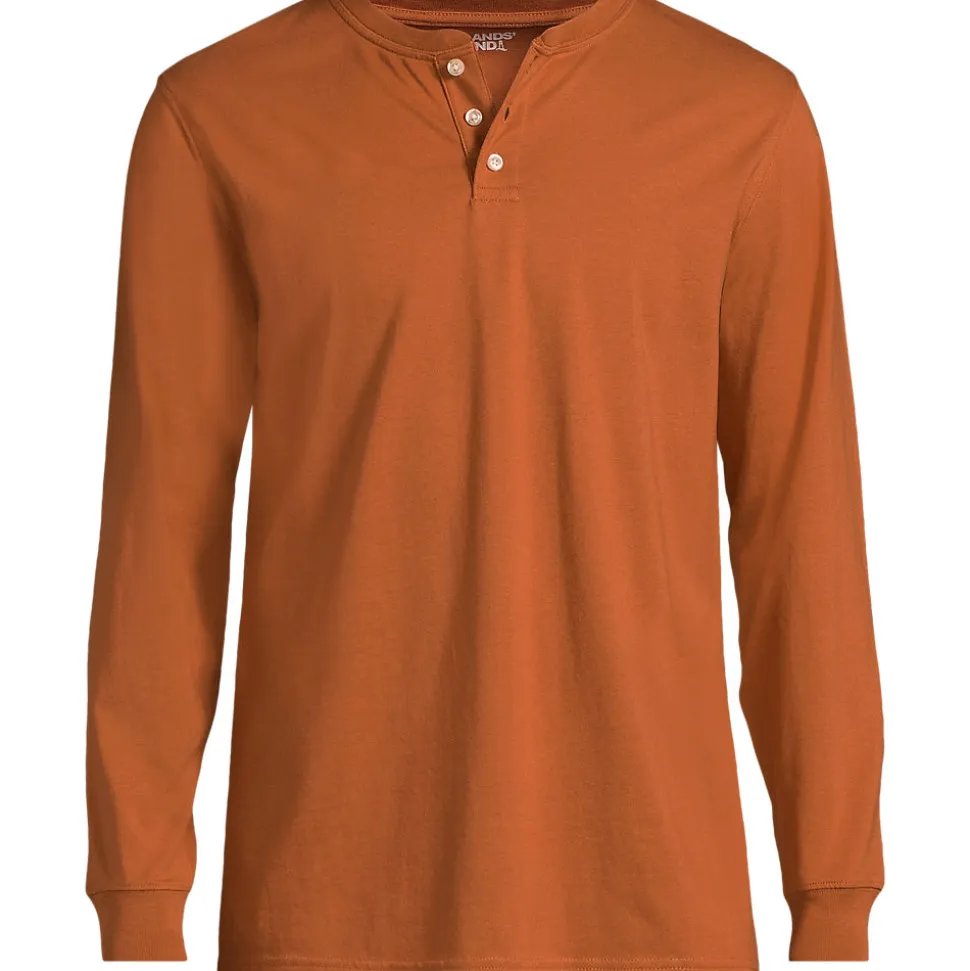 Super-T Langarm-Henleyshirt für Herren, Classic Fit