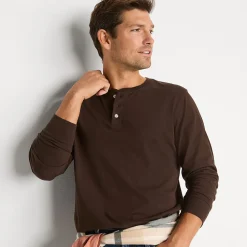 Super-T Langarm-Henleyshirt für Herren, Classic Fit