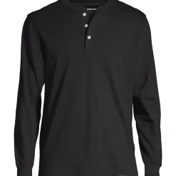 Super-T Langarm-Henleyshirt für Herren, Classic Fit