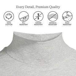 Super-T Stehbundshirt für Herren, Classic Fit
