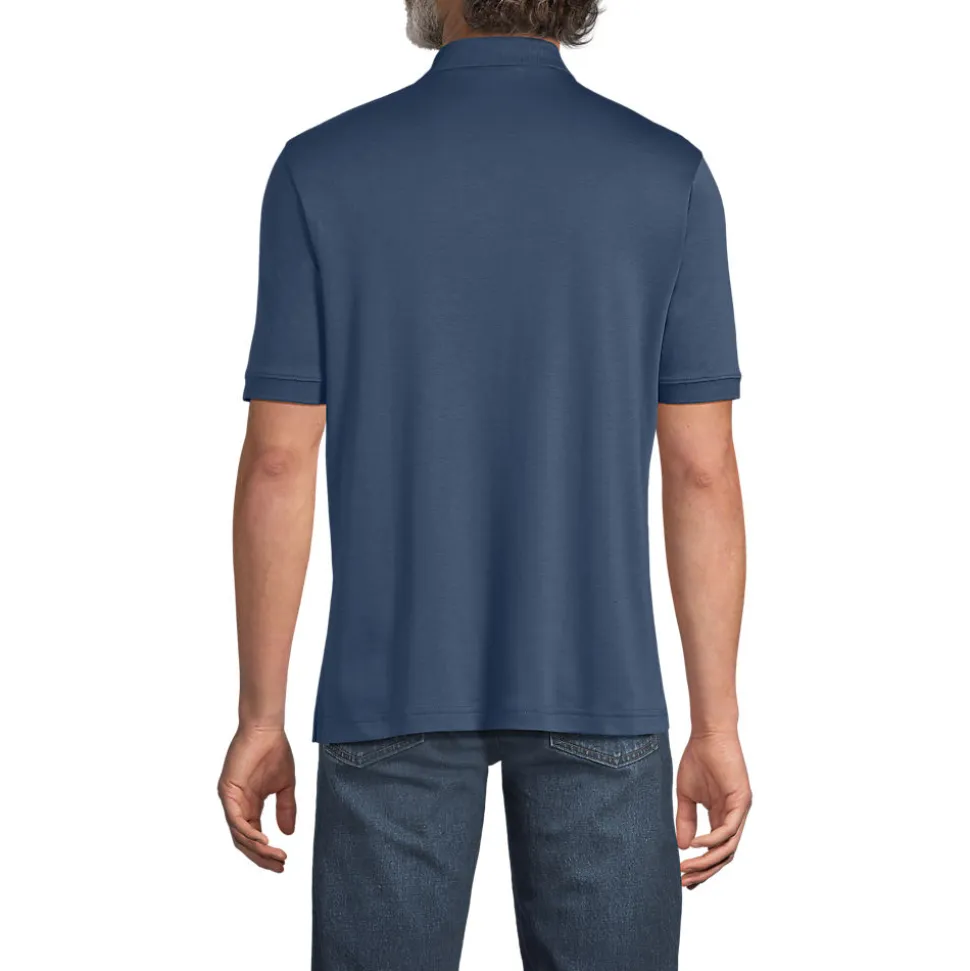 Supima Kurzarm-Polo für Herren, Classic Fit