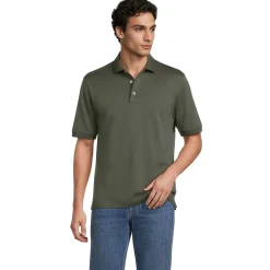 Supima Kurzarm-Polo für Herren, Classic Fit
