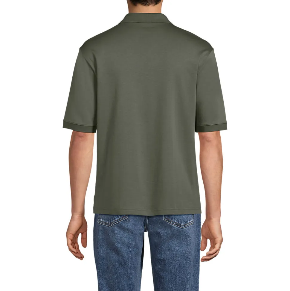 Supima Kurzarm-Polo für Herren, Classic Fit