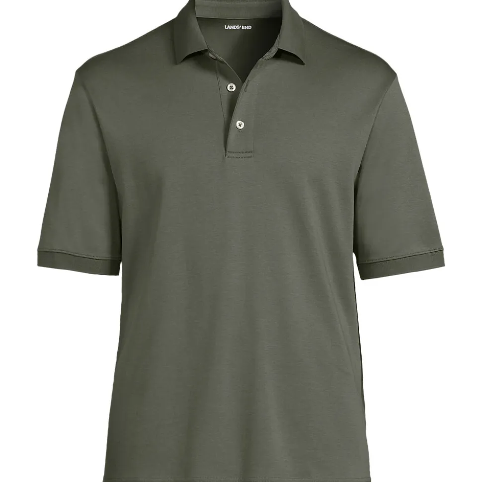Supima Kurzarm-Polo für Herren, Classic Fit