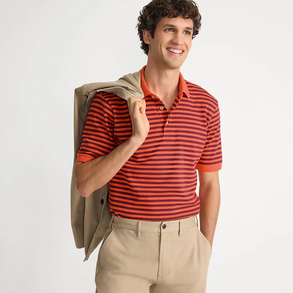 Supima Kurzarm-Polo für Herren, Classic Fit