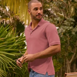 Supima Kurzarm-Polo für Herren, Classic Fit