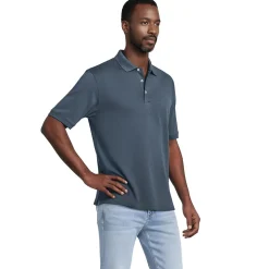 Supima Kurzarm-Polo für Herren, Classic Fit
