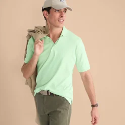 Supima Kurzarm-Polo für Herren, Classic Fit