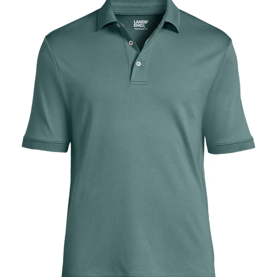 Supima Kurzarm-Polo für Herren, Classic Fit