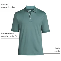Supima Kurzarm-Polo für Herren, Classic Fit