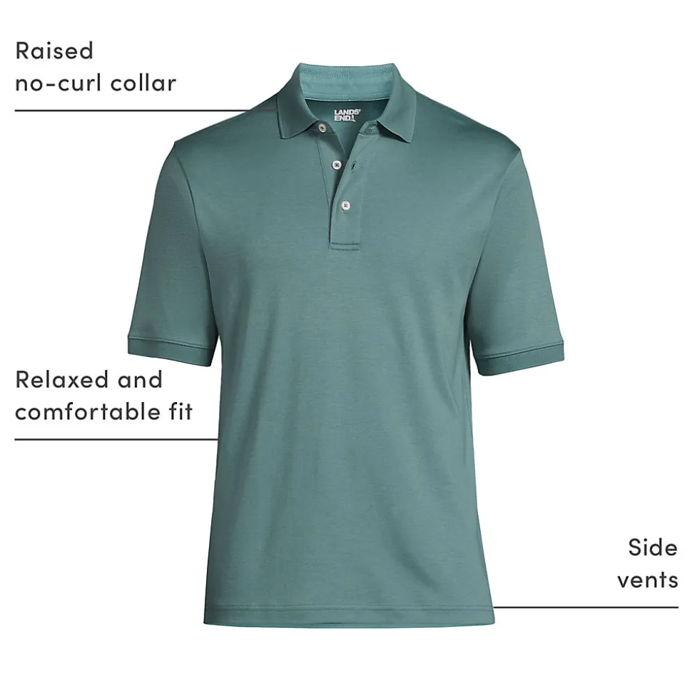 Supima Kurzarm-Polo für Herren, Classic Fit