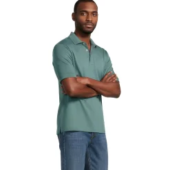 Supima Kurzarm-Polo für Herren, Classic Fit