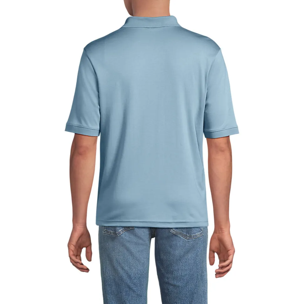 Supima Kurzarm-Polo für Herren, Classic Fit