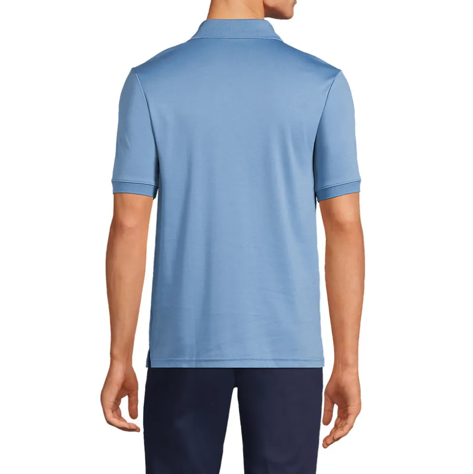 Supima Kurzarm-Polo für Herren, Classic Fit