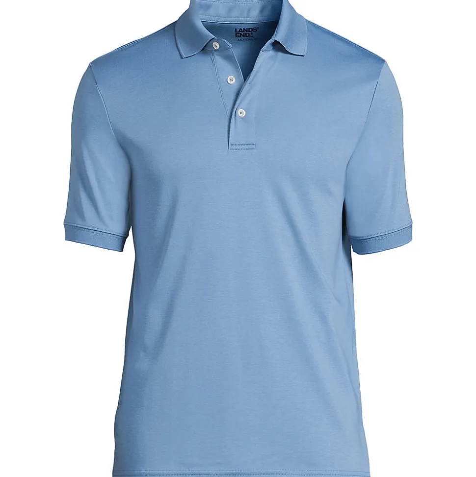Supima Kurzarm-Polo für Herren, Classic Fit