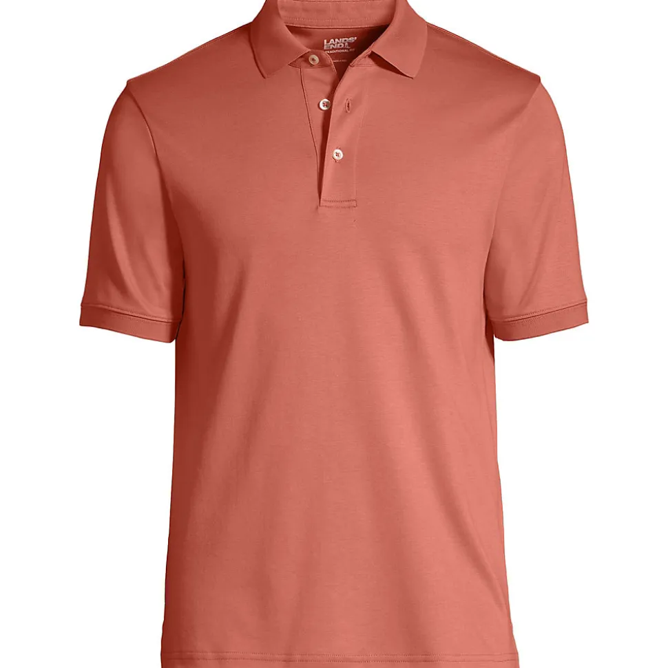 Supima Kurzarm-Polo für Herren, Classic Fit