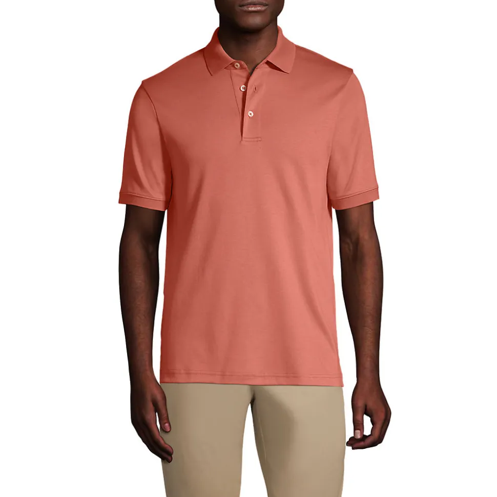 Supima Kurzarm-Polo für Herren, Classic Fit