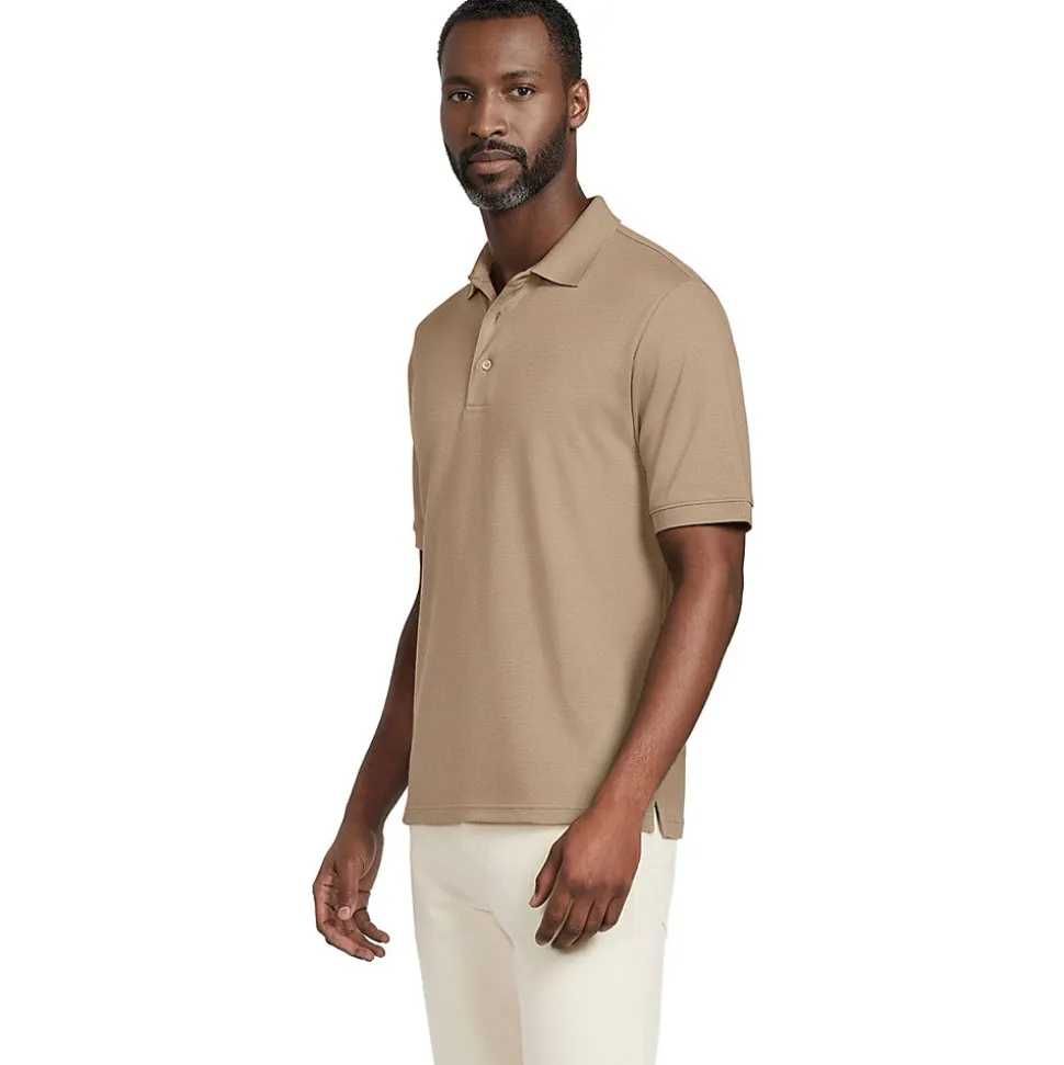 Supima Kurzarm-Polo für Herren, Classic Fit