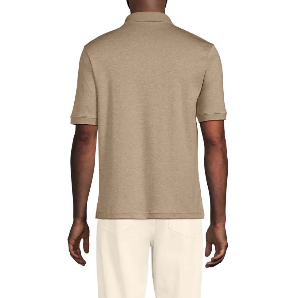 Supima Kurzarm-Polo für Herren, Classic Fit